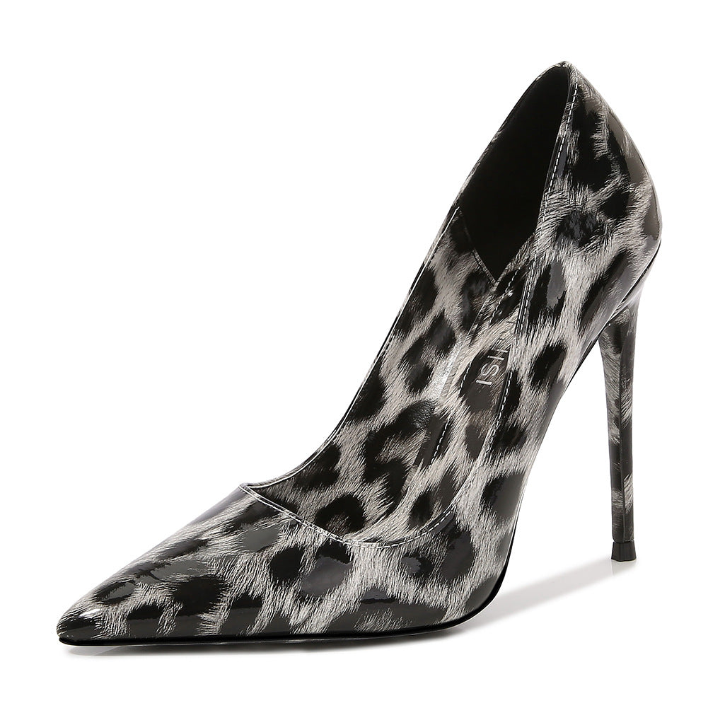 Leopard Print Pointed Stiletto