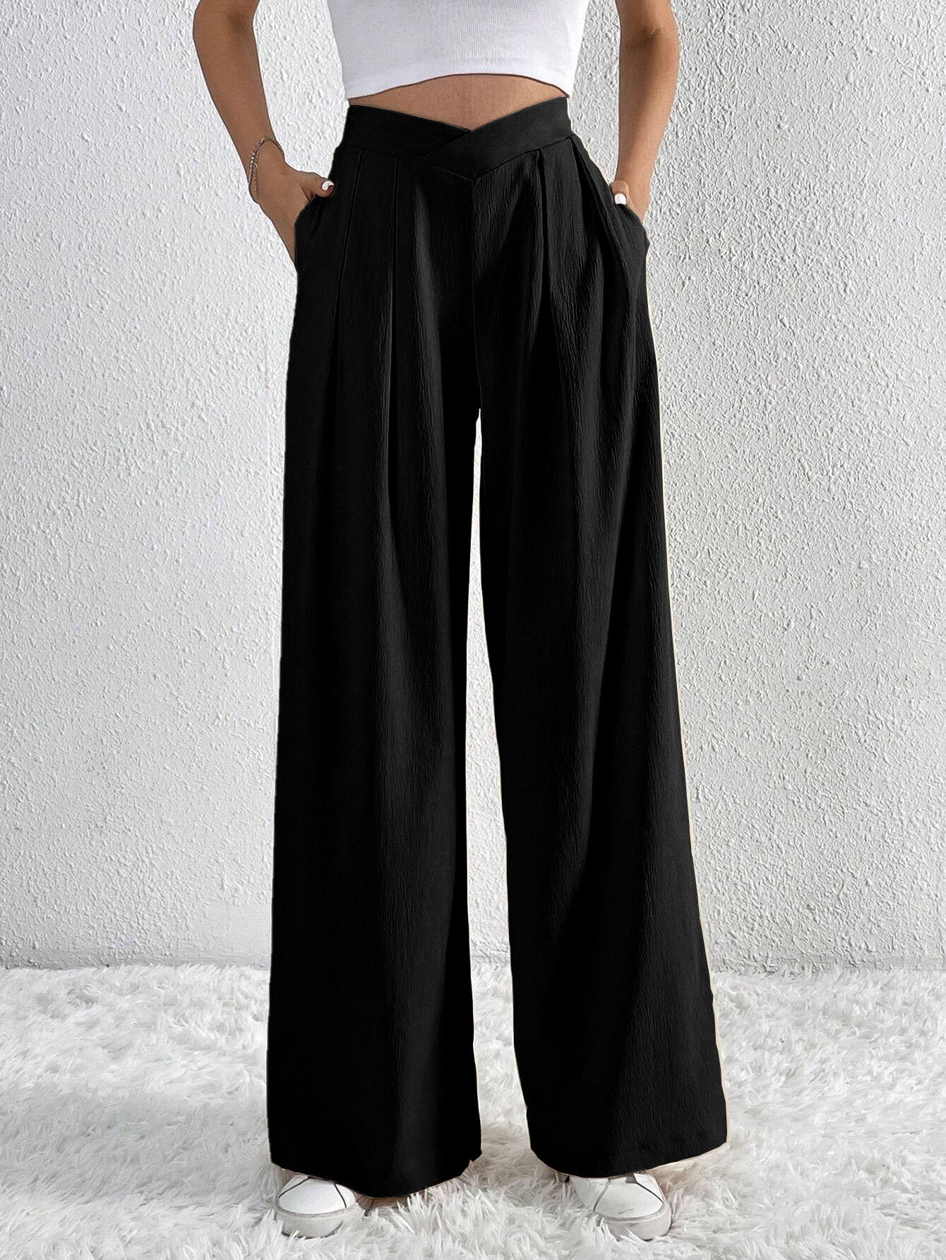 Casual Wide-leg Trousers