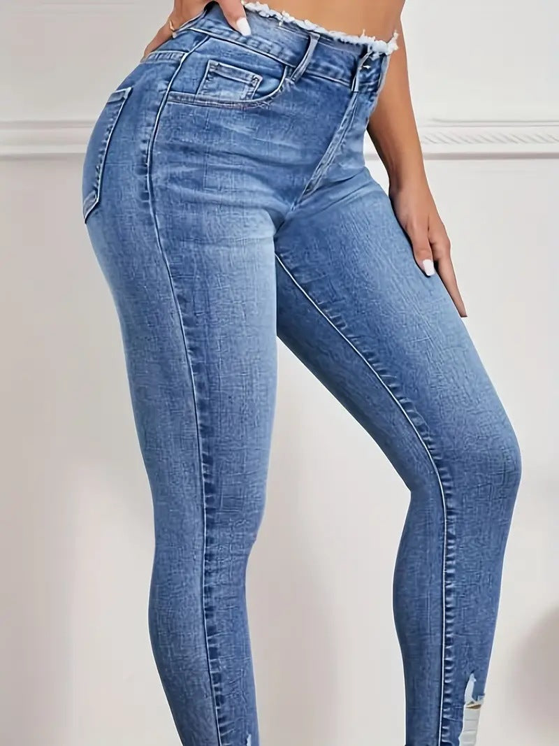 High Waist Denim Pants