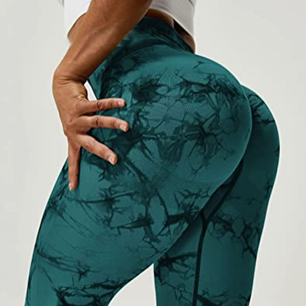 Tie-dye Seamless Hip-lifting Leggings