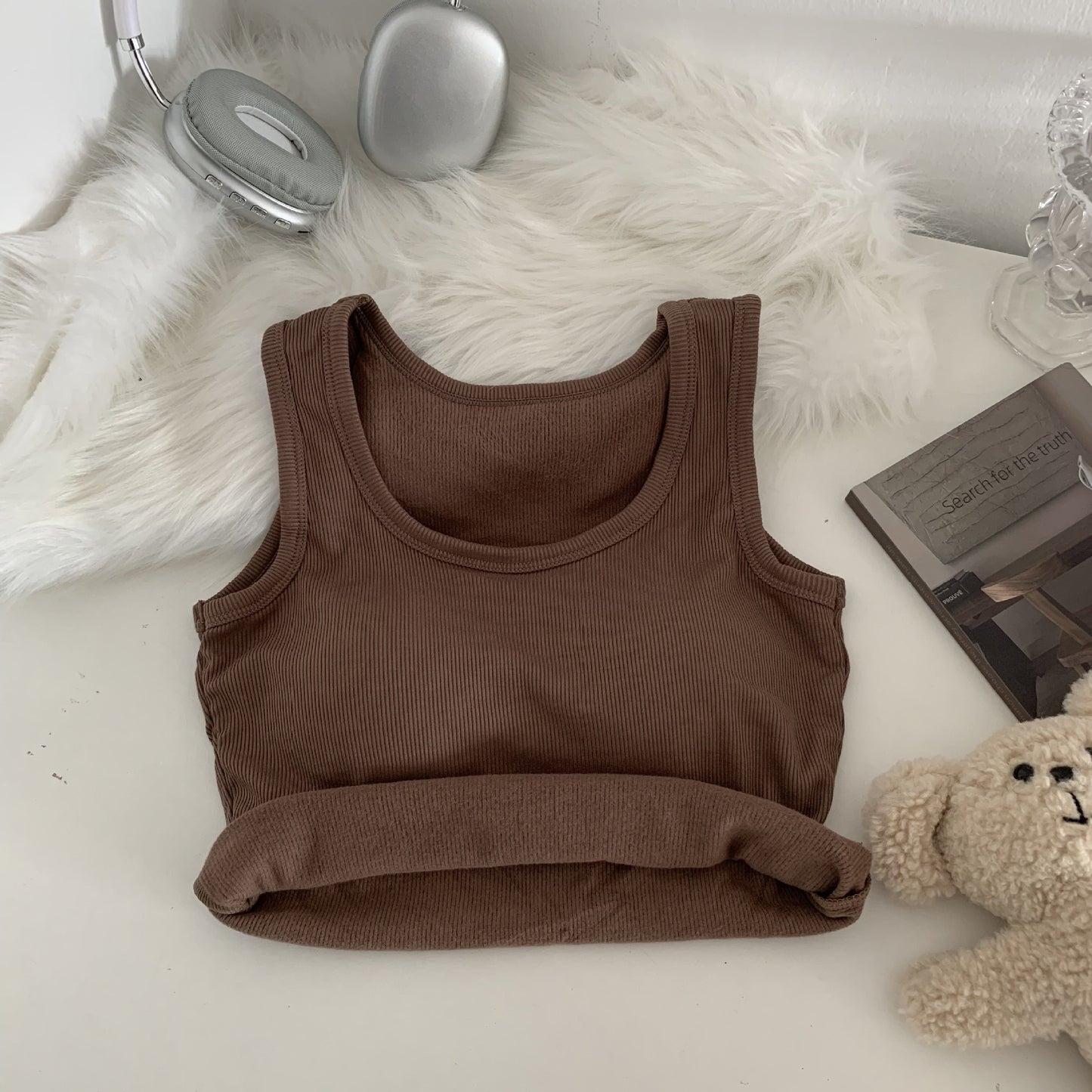 Brushed Thickened Vest Top