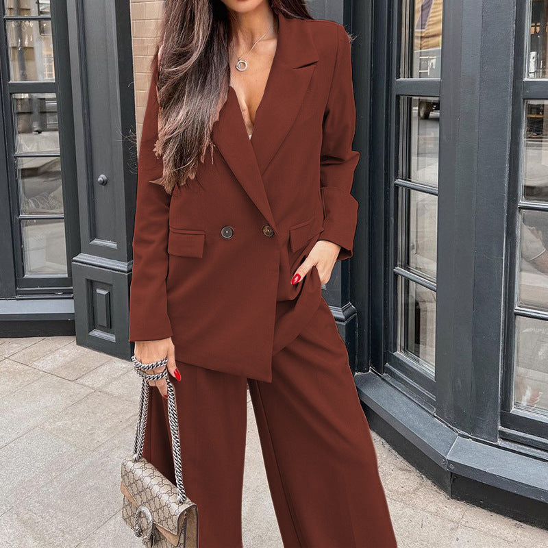 Long Sleeve Loose Trousers Two-piece Set