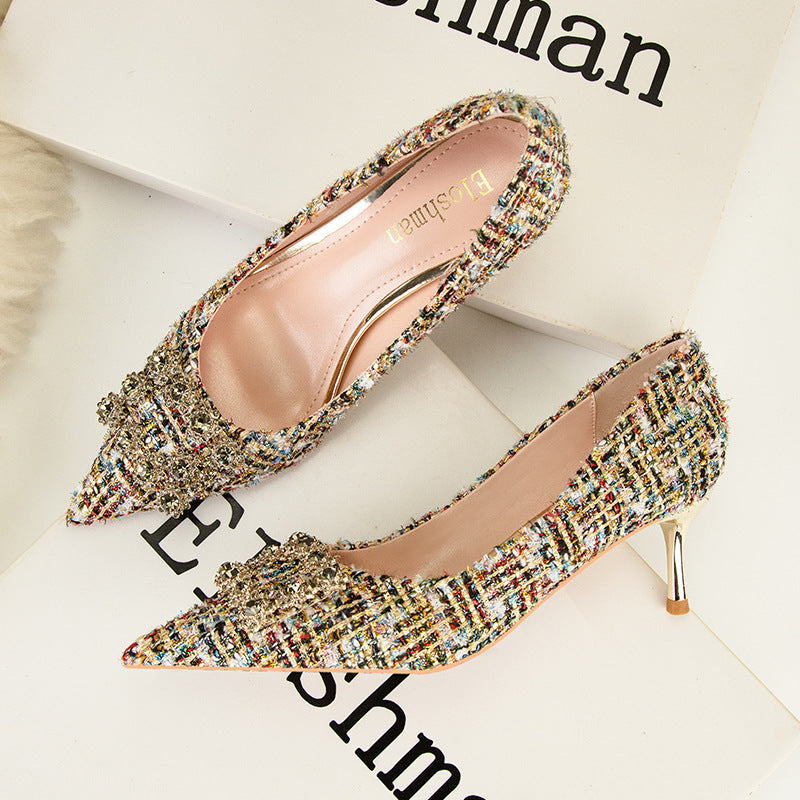 Neat Skinny High Heels Stiletto