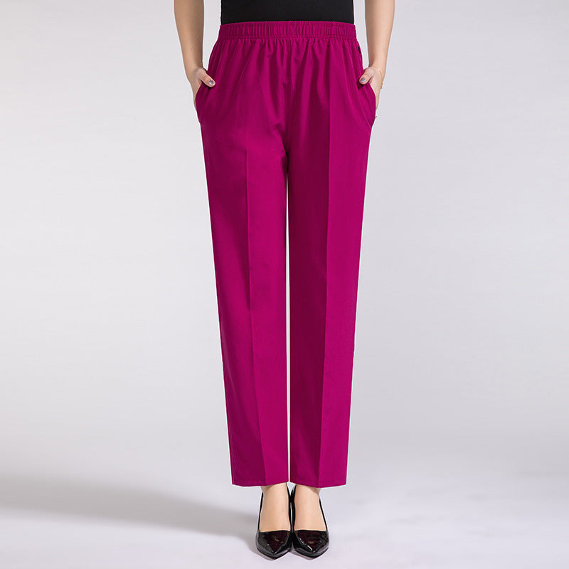 Summer's Mother Thin Cropped Trousers