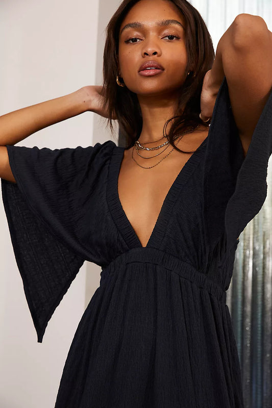 Summer V-neck Long Dress