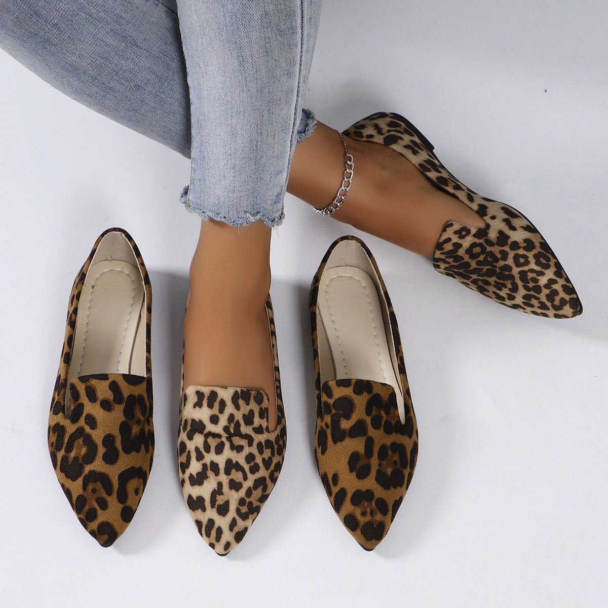 Leopard Print Flats