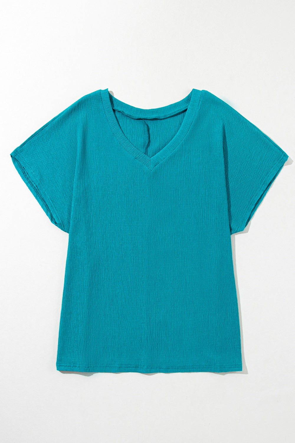 V-Neck Short Sleeve Plus Top