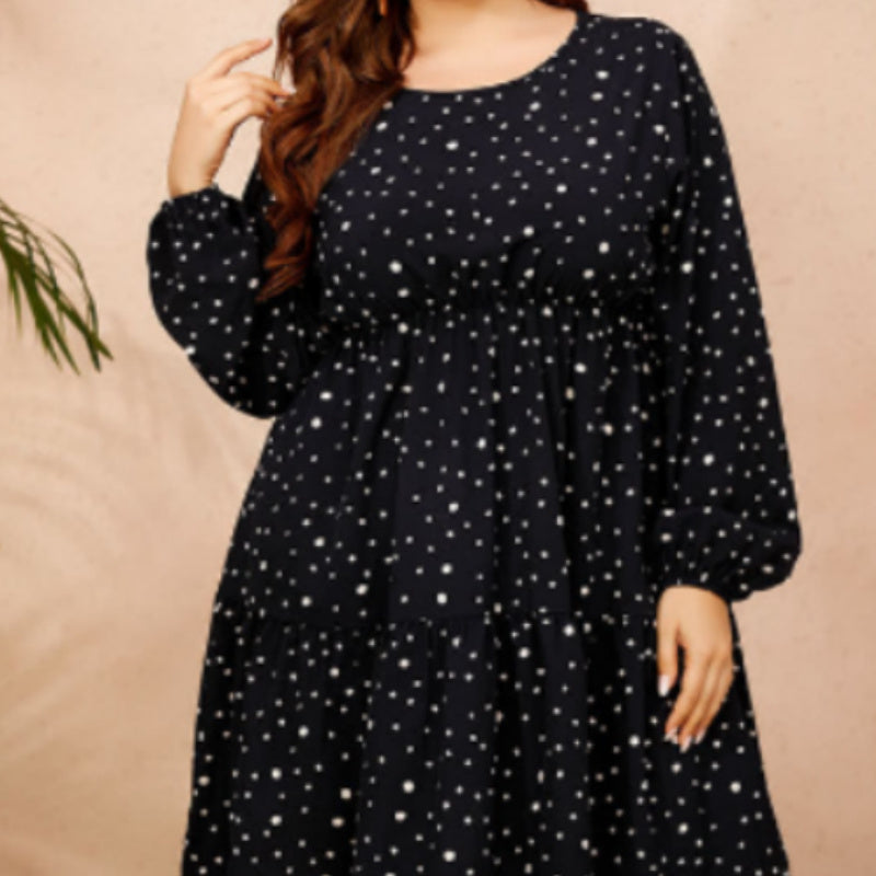 Plus Size Floral Dress