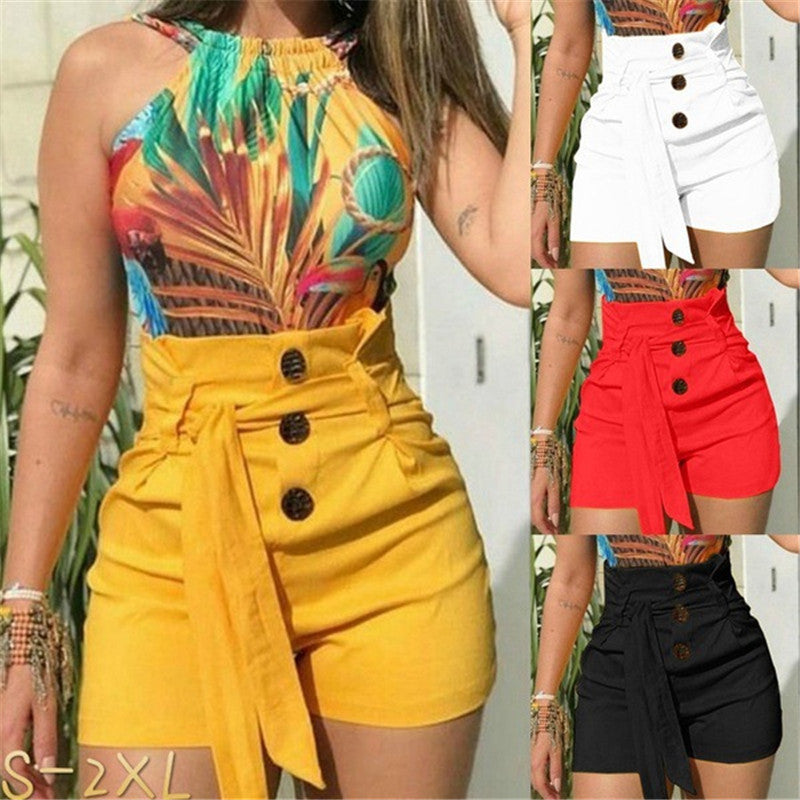 High Waist Shorts & Top