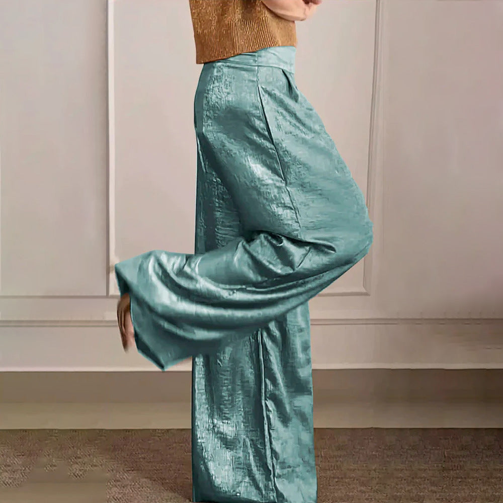 High Waist Wide Leg Pants