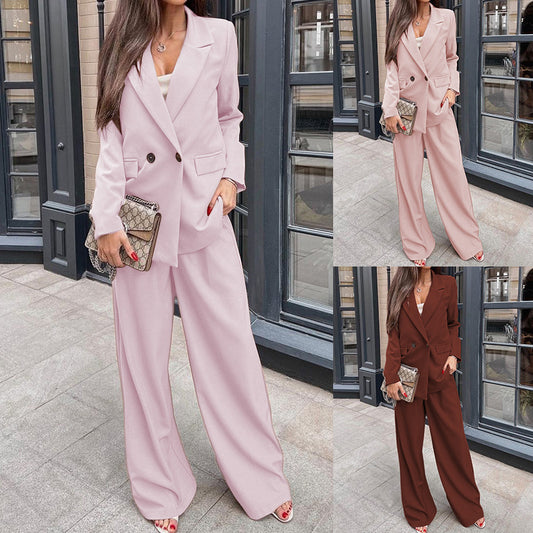 Long Sleeve Loose Trousers Two-piece Set