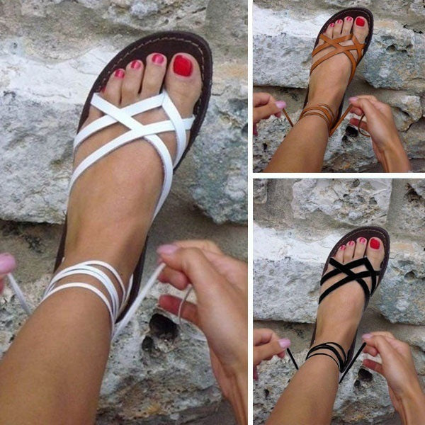 Cross Strap Sandals