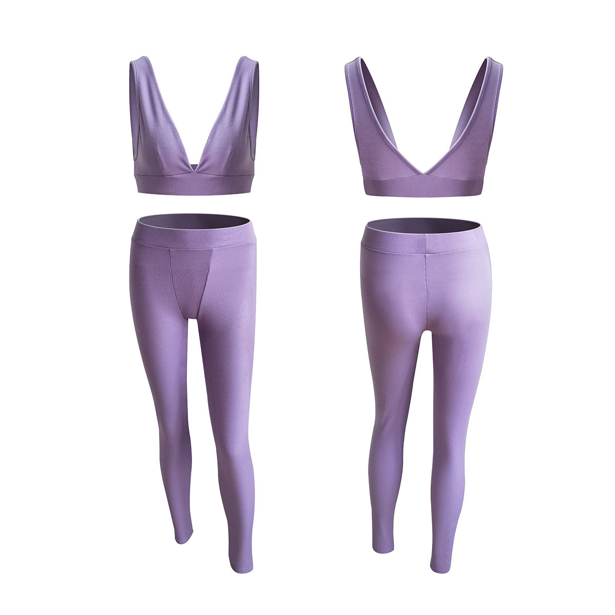 Yoga Cotton Two-piece Set