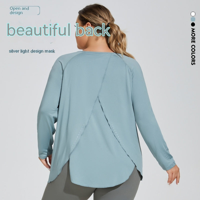 Slit Back Yoga Shirt