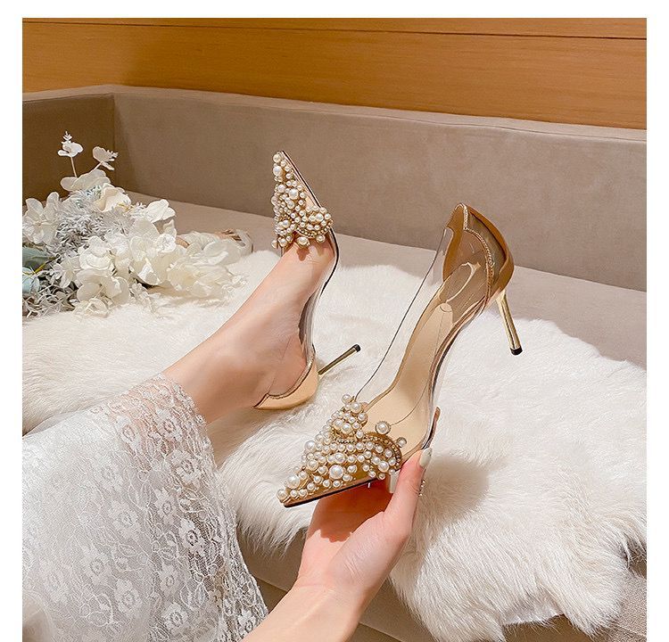 Transparent High Heel Pumps