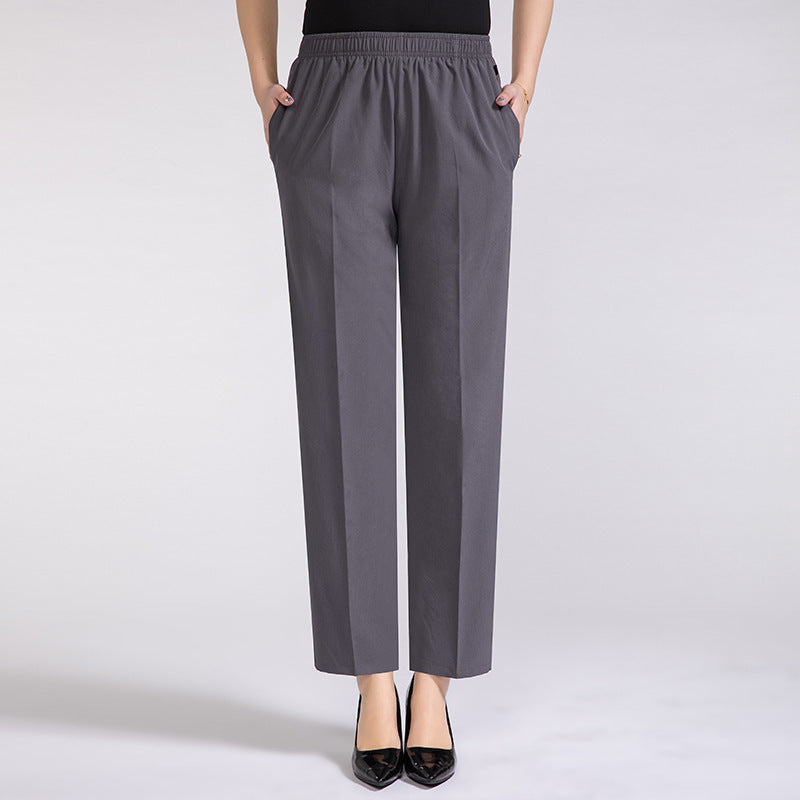 Summer's Mother Thin Cropped Trousers