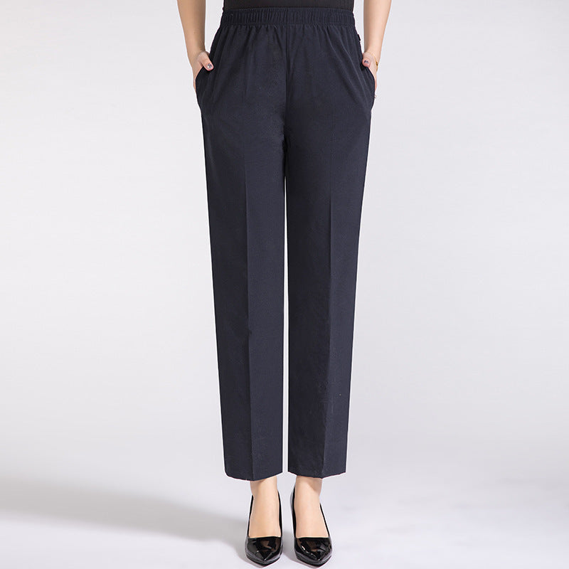 Summer's Mother Thin Cropped Trousers