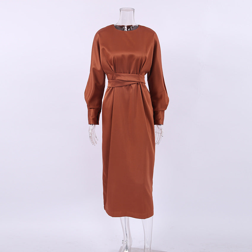 French Lantern Sleeve Dress