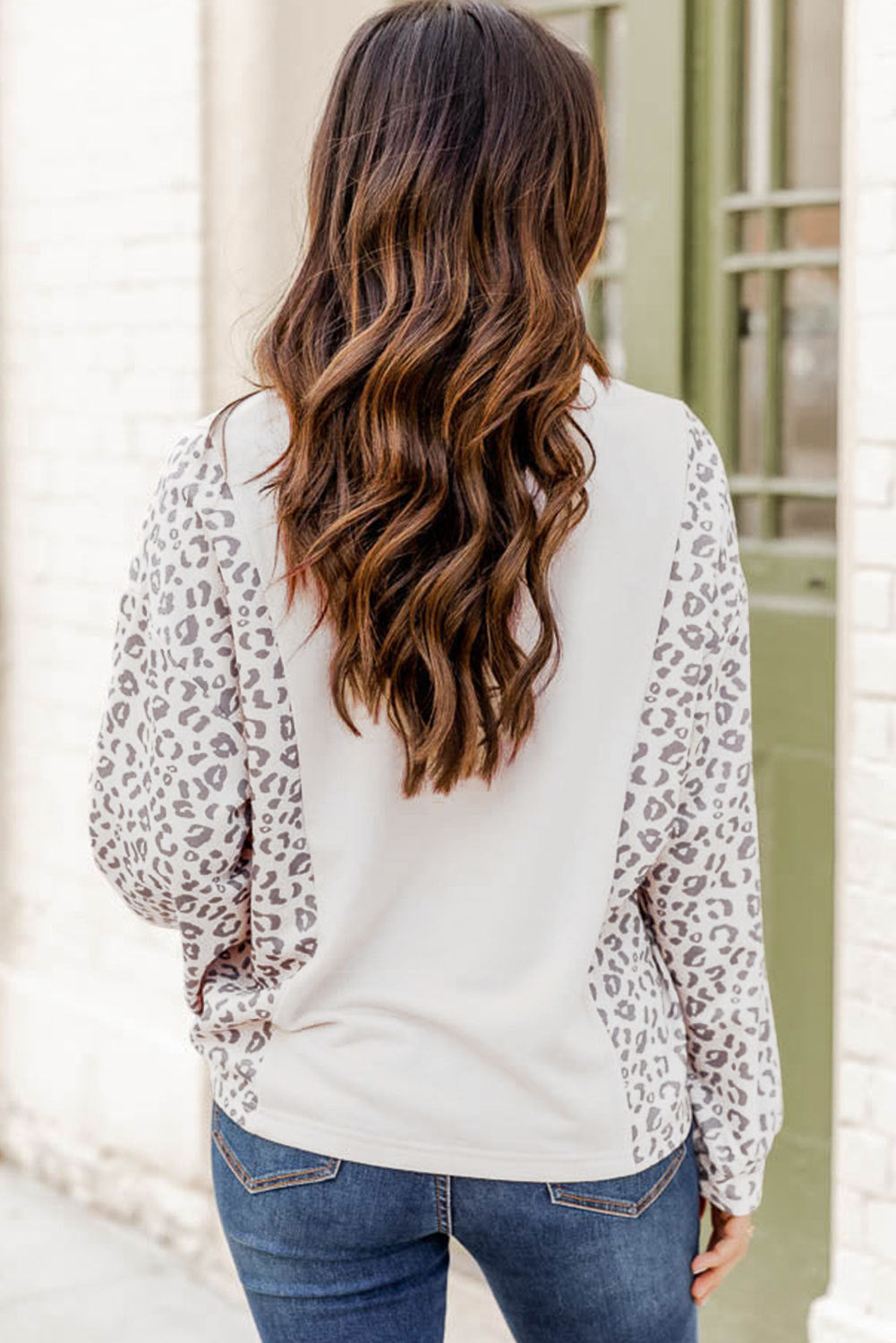 Leopard Print Long Sleeve Shirt