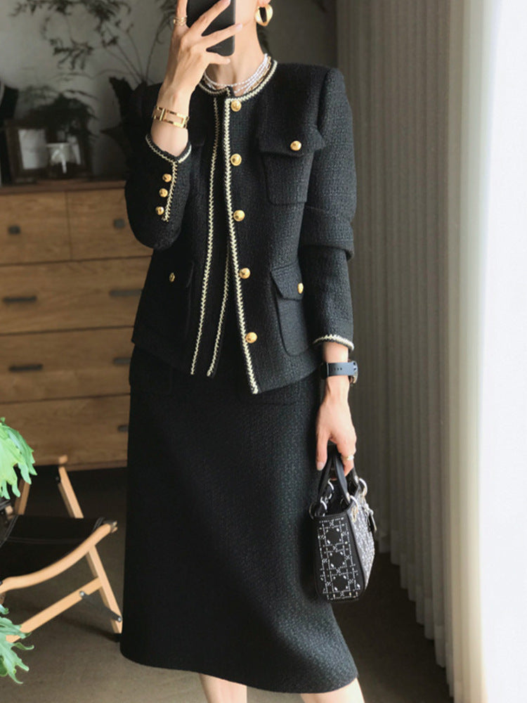 Tweed Skirt Suit