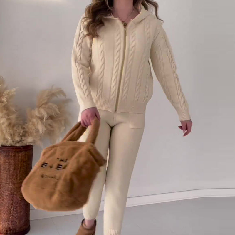 Rope Twist Sweater Suit