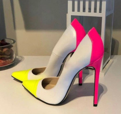 Color Fashion High Heels