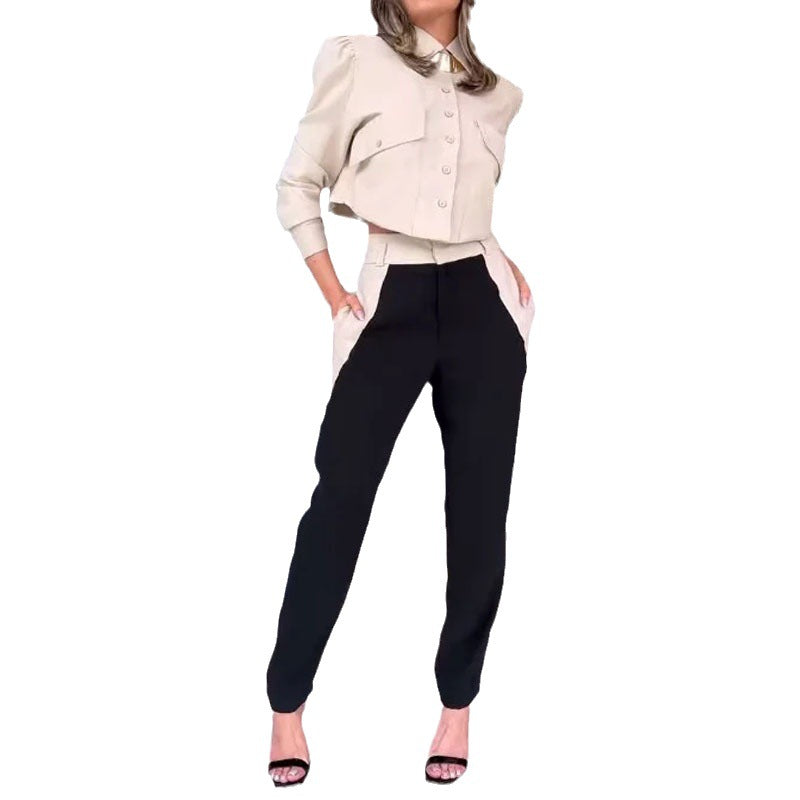 Long Sleeve Blouse And Pants