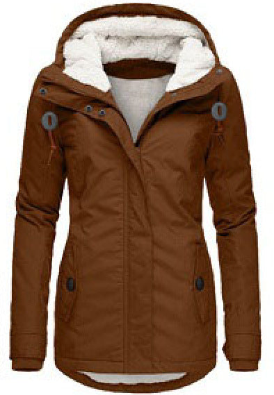 Berber Fleece Casual Hooded Coat