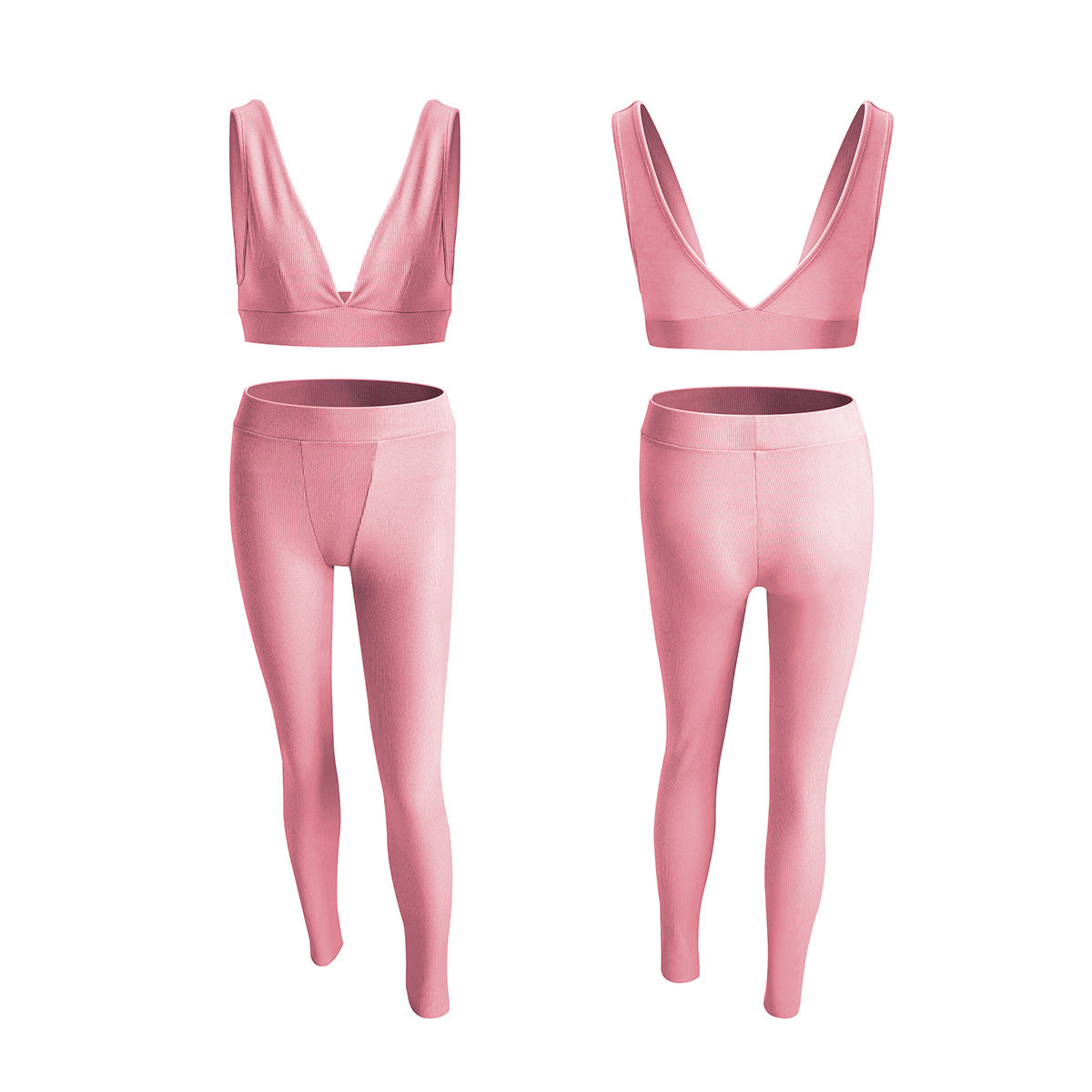 Yoga Cotton Two-piece Set