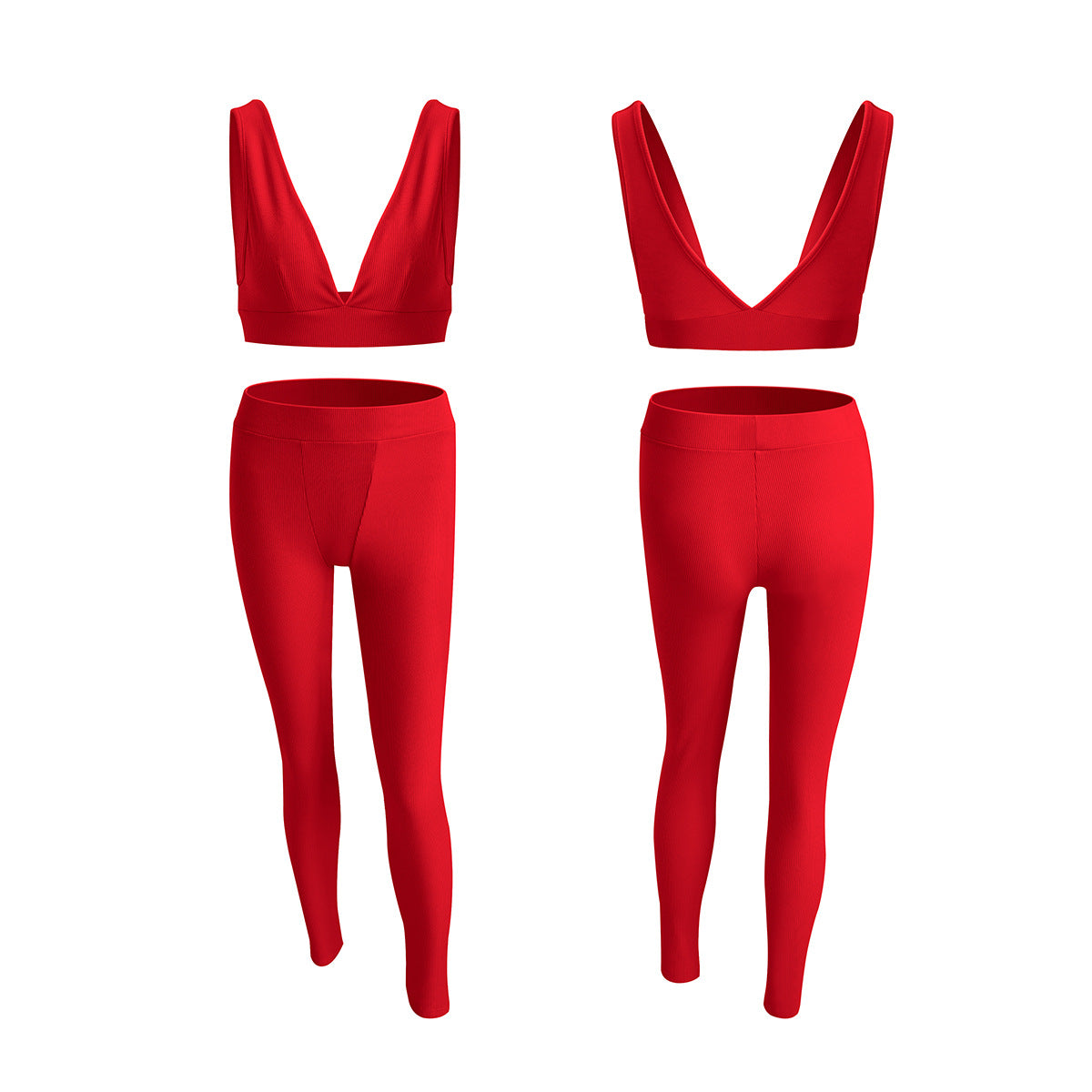 Yoga Cotton Two-piece Set