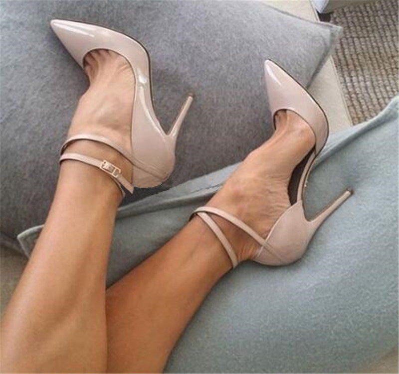 Stiletto Buckle Heels