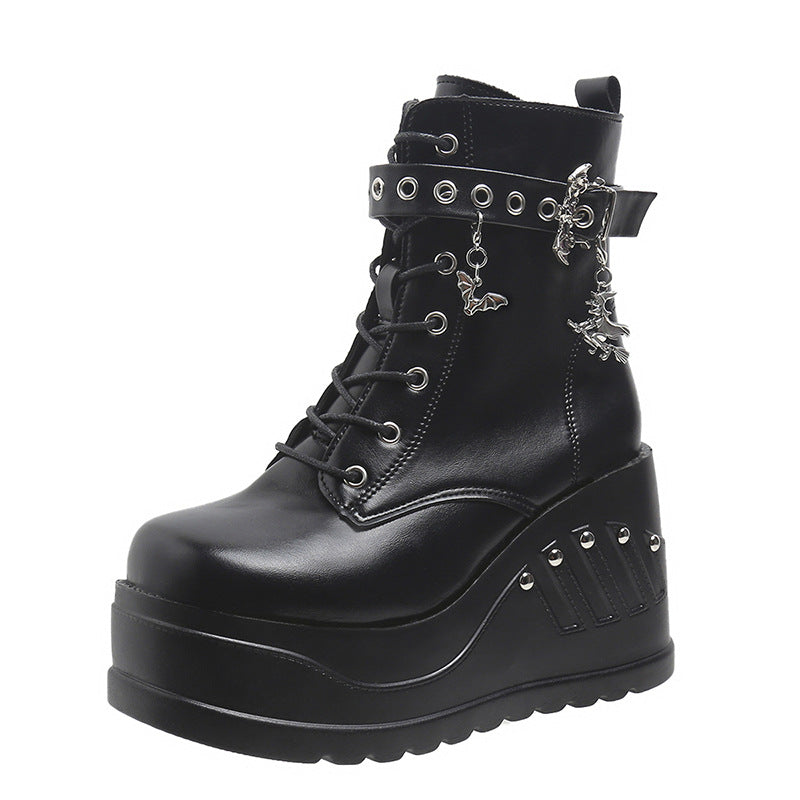 Riot Wedge Short Boots